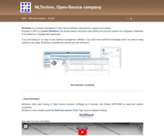 Nltechno.com(The Open Source company) Screenshot
