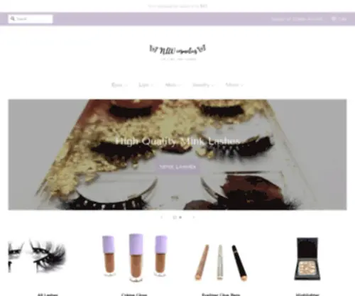 NLwcosmetics.com(NLW Cosmetics) Screenshot