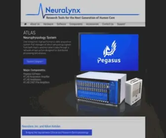 NLxneuro.com(Neuralynx Clinical Electrophysiology) Screenshot