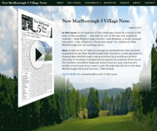 NM5VN.org(New Marlborough 5 Village News) Screenshot