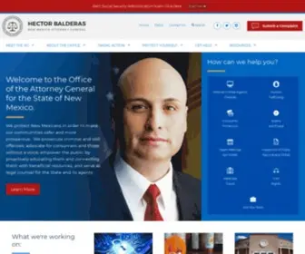 Nmag.gov(The New Mexico Office of the Attorney General Hector Balderas) Screenshot