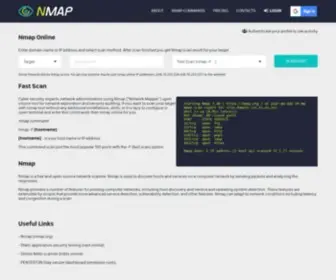 Nmap.online(Online Nmap scanner) Screenshot