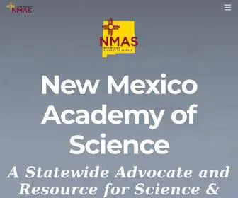 Nmas.org(New Mexico Academy of Science) Screenshot