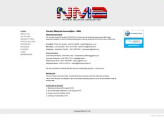 Nmaweb.org(Norway Malaysia Association) Screenshot