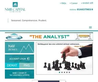 NMBCL.com.np(NMB Capital Limited) Screenshot