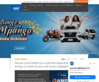NMBTZ.com(NMB Bank Plc) Screenshot