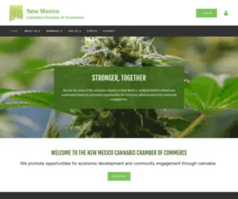 Nmcannabischamber.org(New Mexico Cannabis Chamber of Commerce) Screenshot