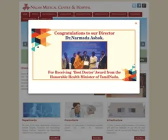 NMCH.org(Nalam Medical centre and Hospital) Screenshot