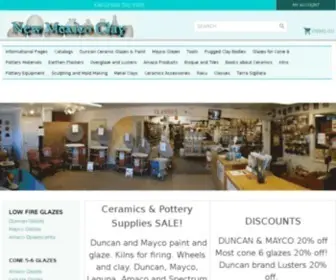NMclay.com(New Mexico Clay) Screenshot