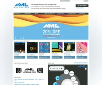 NMcrec.co.uk(NMC Recordings) Screenshot