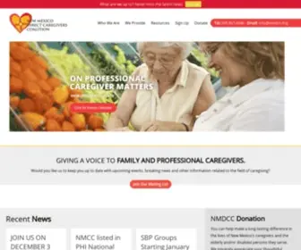NMDCC.org(New Mexico Caregivers Coalition) Screenshot