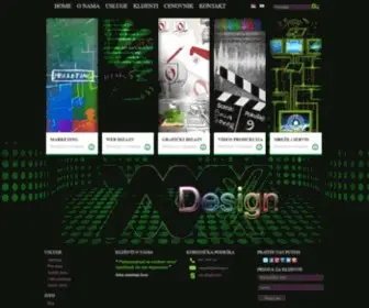 Nmdesign.rs(Dobrodosli u NM Design Studio) Screenshot