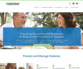 Nmdi.org(Northern Michigan Diabetes Initiative (NMDI)) Screenshot