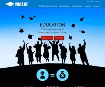 Nmeaf.org(New Mexico Educational Assistance Foundation) Screenshot
