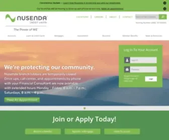 Nmefcu.org(Nusenda Credit Union) Screenshot