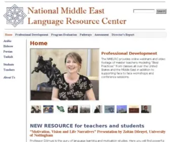 Nmelrc.org(National Middle East Language Resource Center) Screenshot