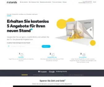 Nmessebau.com(Messestand design) Screenshot
