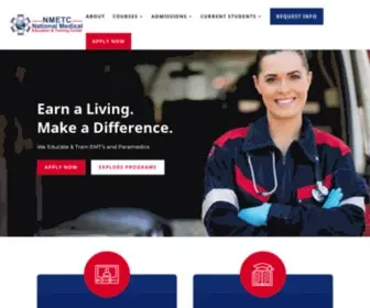 Nmetc.com(EMT & Paramedic Programs) Screenshot