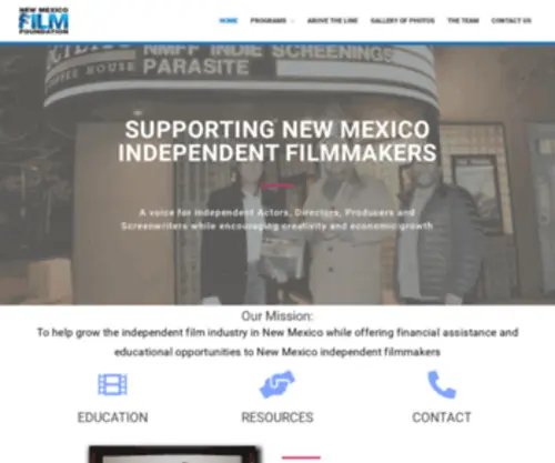Nmfilmfoundation.org(New Mexico Film Foundation) Screenshot