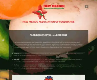 Nmfoodbanks.org(New Mexico Association of Food Banks) Screenshot