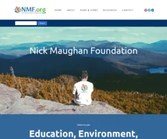 NMF.org(Nick Maughan Foundation) Screenshot