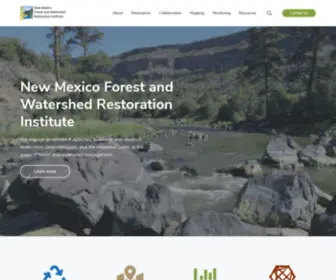 NMFwri.org(New Mexico Forest and Watershed Restoration Institute) Screenshot