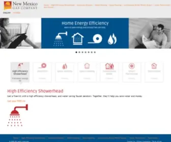 NMGcgetrebates.com(New Mexico Gas Company) Screenshot