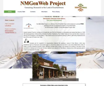 Nmgenweb.us(New Mexico Project 2021) Screenshot