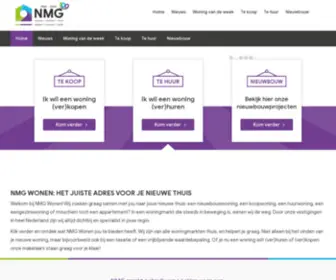 NMgwonen.nl(NMG Wonen is van alle woningmarkten thuis en helpt je graag. Wil je een woning (ver)huren of (ver)) Screenshot