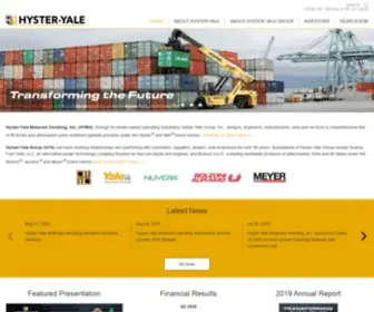 NMHG.com(Q4 Web Site Development) Screenshot