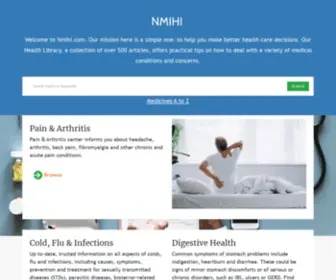 Nmihi.com(NMIHI Health) Screenshot