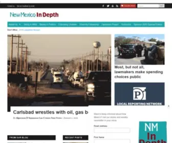 Nmindepth.com(New Mexico In Depth) Screenshot