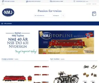 NMJ.no(Norsk Modelljernbane AS) Screenshot