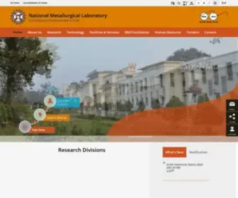 Nmlindia.org(CSIR-NML) Screenshot
