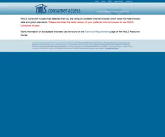 NMLsconsumeraccess.org(Consumer Access) Screenshot