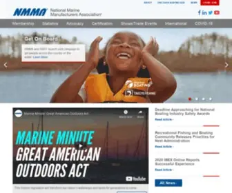 Nmma.org(National Marine Manufacturers Association) Screenshot