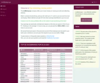 Nmmoney.xyz(The site of paid watching ads /home) Screenshot