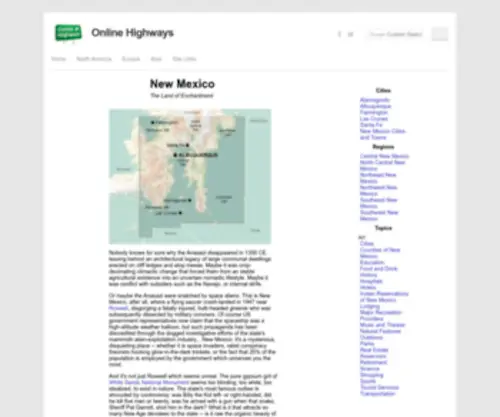 Nmohwy.com(New Mexico) Screenshot