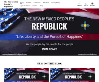Nmpeoplesrepublick.com(The New Mexico People's Republick) Screenshot