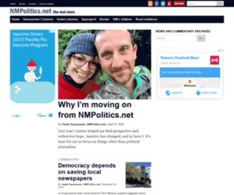 Nmpolitics.net(The real story) Screenshot