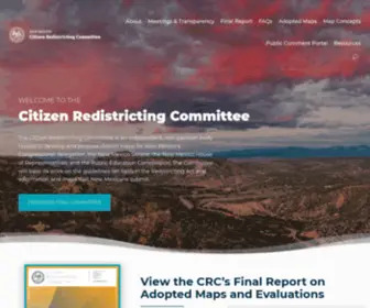 Nmredistricting.org(New Mexico Citizens Redistricting Committee) Screenshot