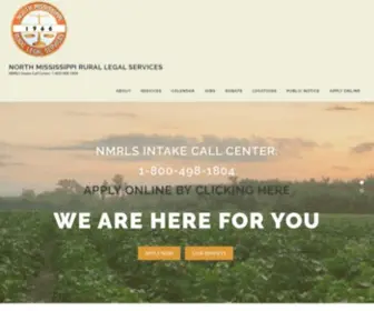 NMRLS.com(North MS Rural Legal Services) Screenshot