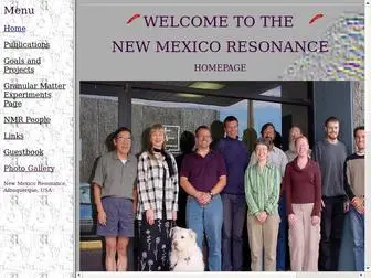 NMR.org(New Mexico Resonance) Screenshot