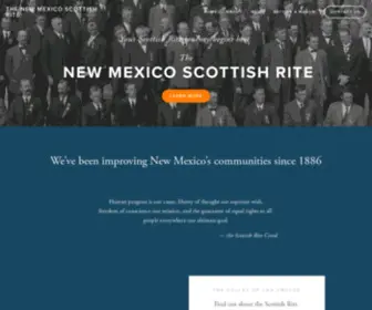 NMscottishrite.org(The New Mexico Scottish Rite) Screenshot