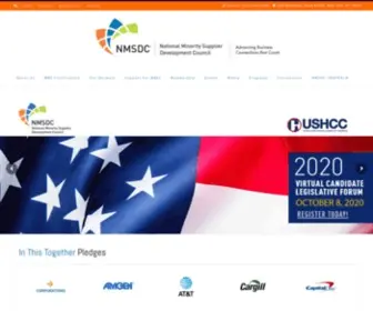 NMSDC.org(National Minority Supplier Development Council) Screenshot