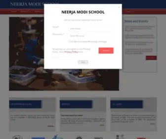 Nmsindia.org(Neerja Modi School) Screenshot