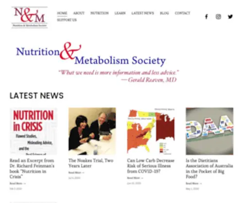 Nmsociety.org(NMScience) Screenshot
