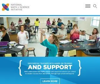 NMS.org(National Math and Science Initiative) Screenshot