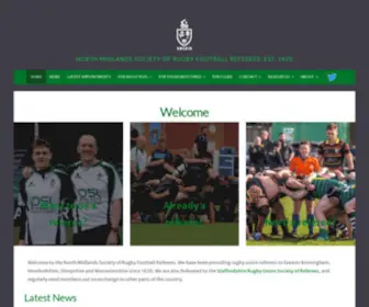 NMSRFR.com(North Midlands Society of Rugby Football Referees) Screenshot