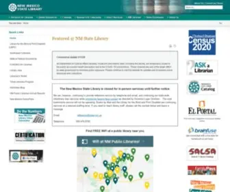 NMstatelibrary.org(New Mexico State Library) Screenshot